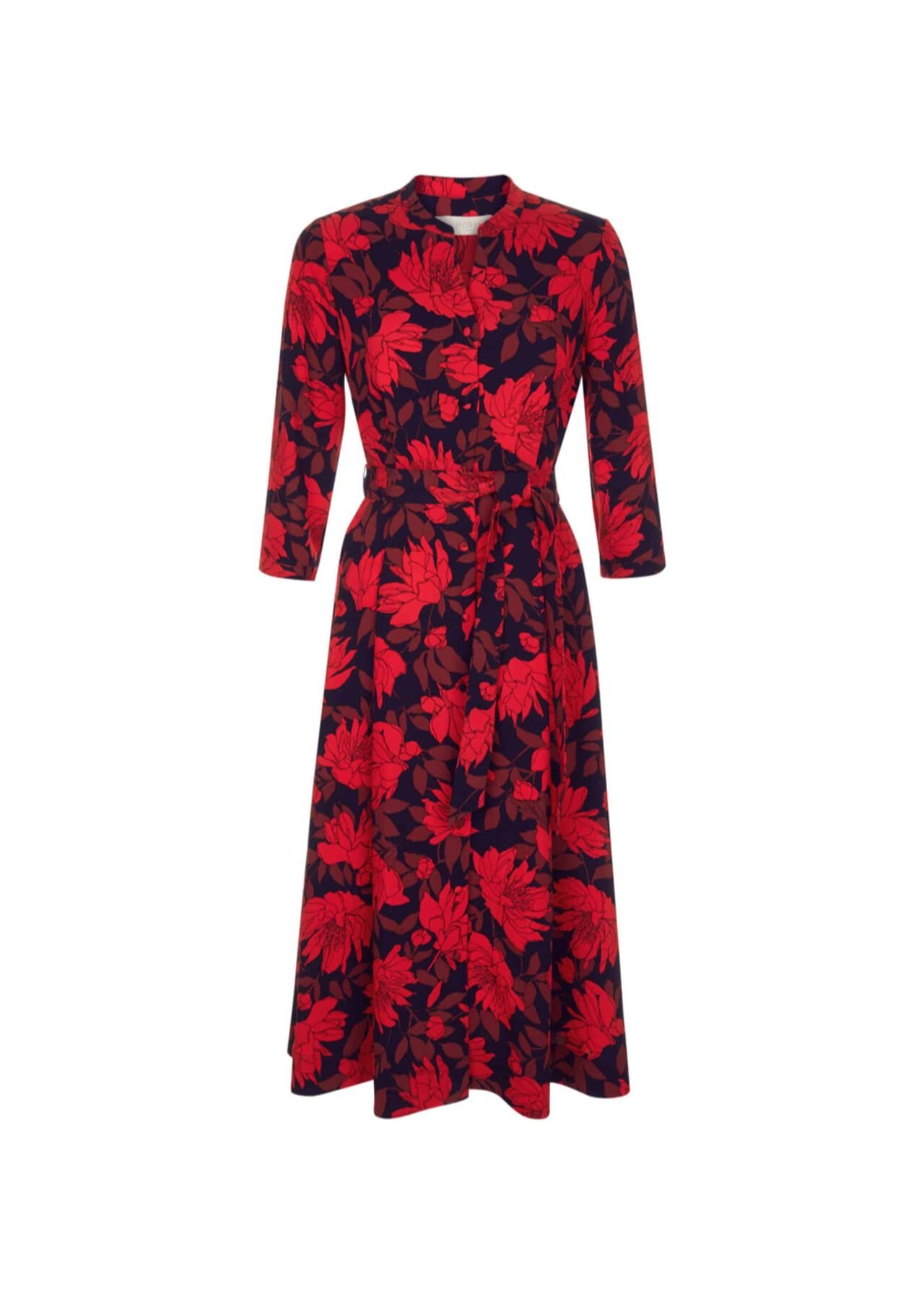 Ciara Dress Navy Red