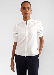 Alexandria Blouse, Ivory, hi-res