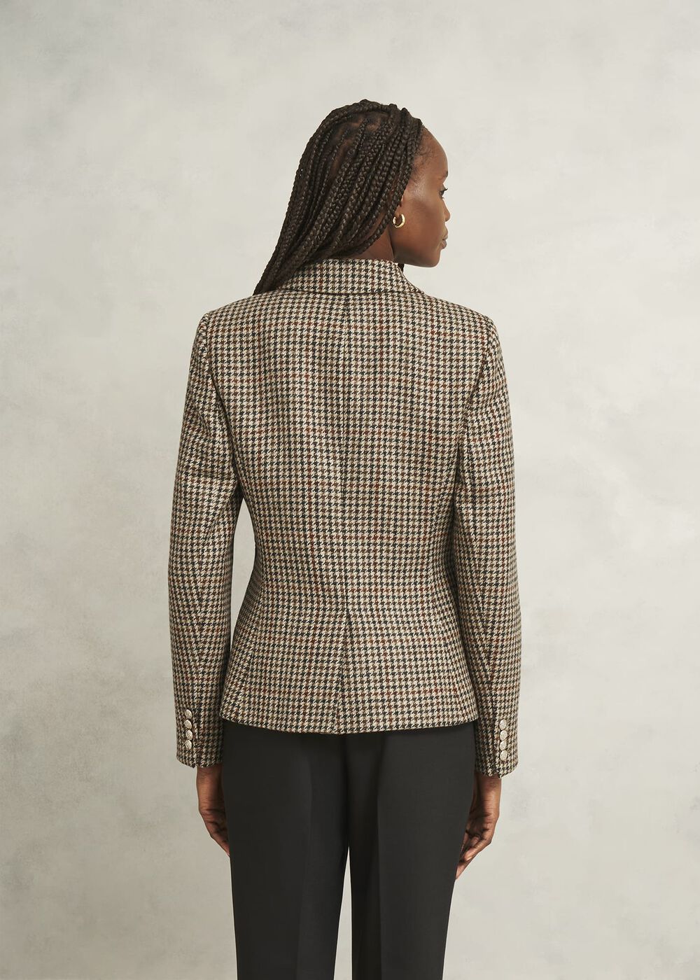 Adeline Wool Jacket, Brown Multi, hi-res