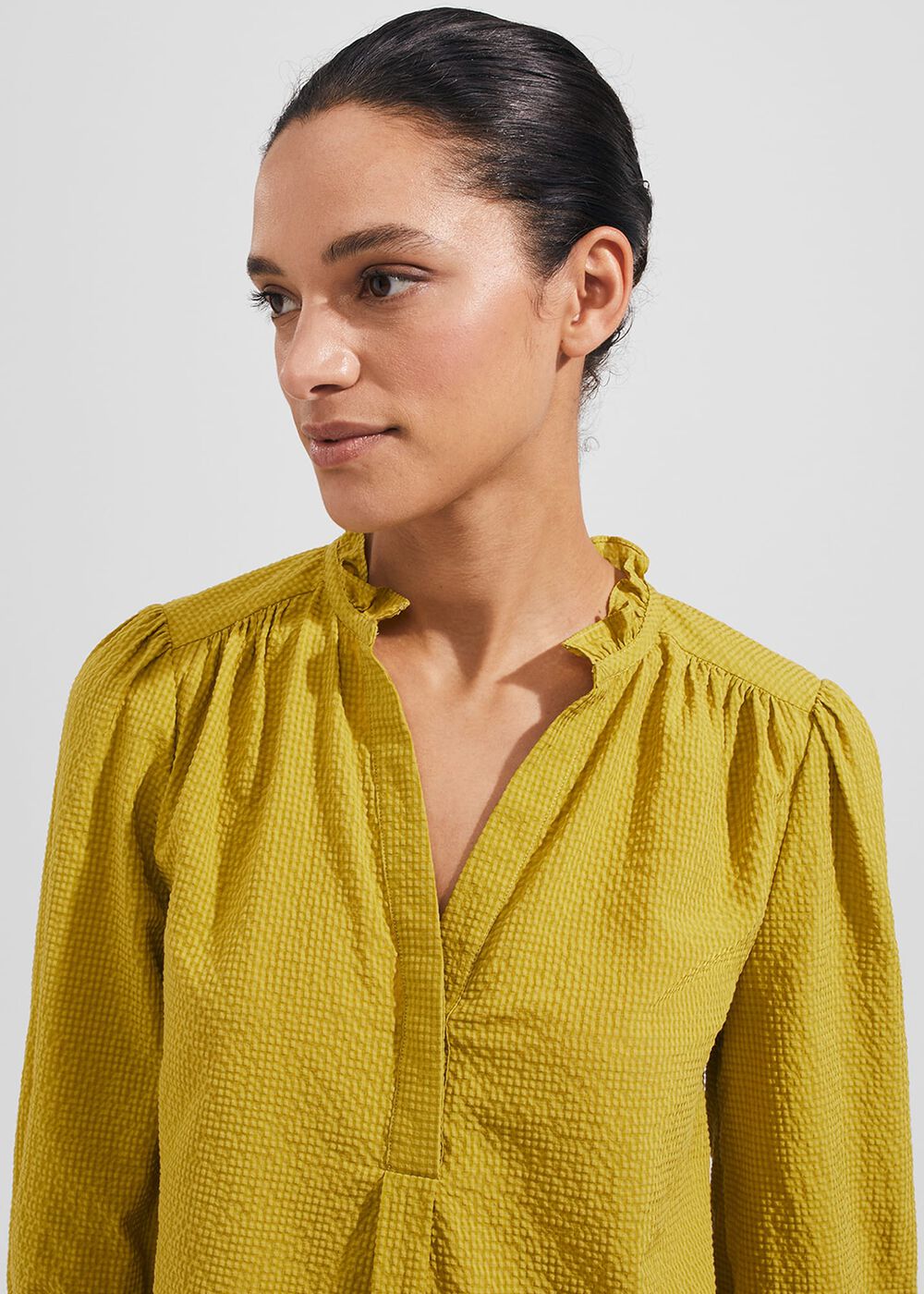 Gabriella Blouse, Light Olive, hi-res