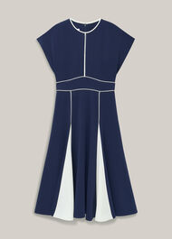 Viola Dress, Midnight Cream, hi-res