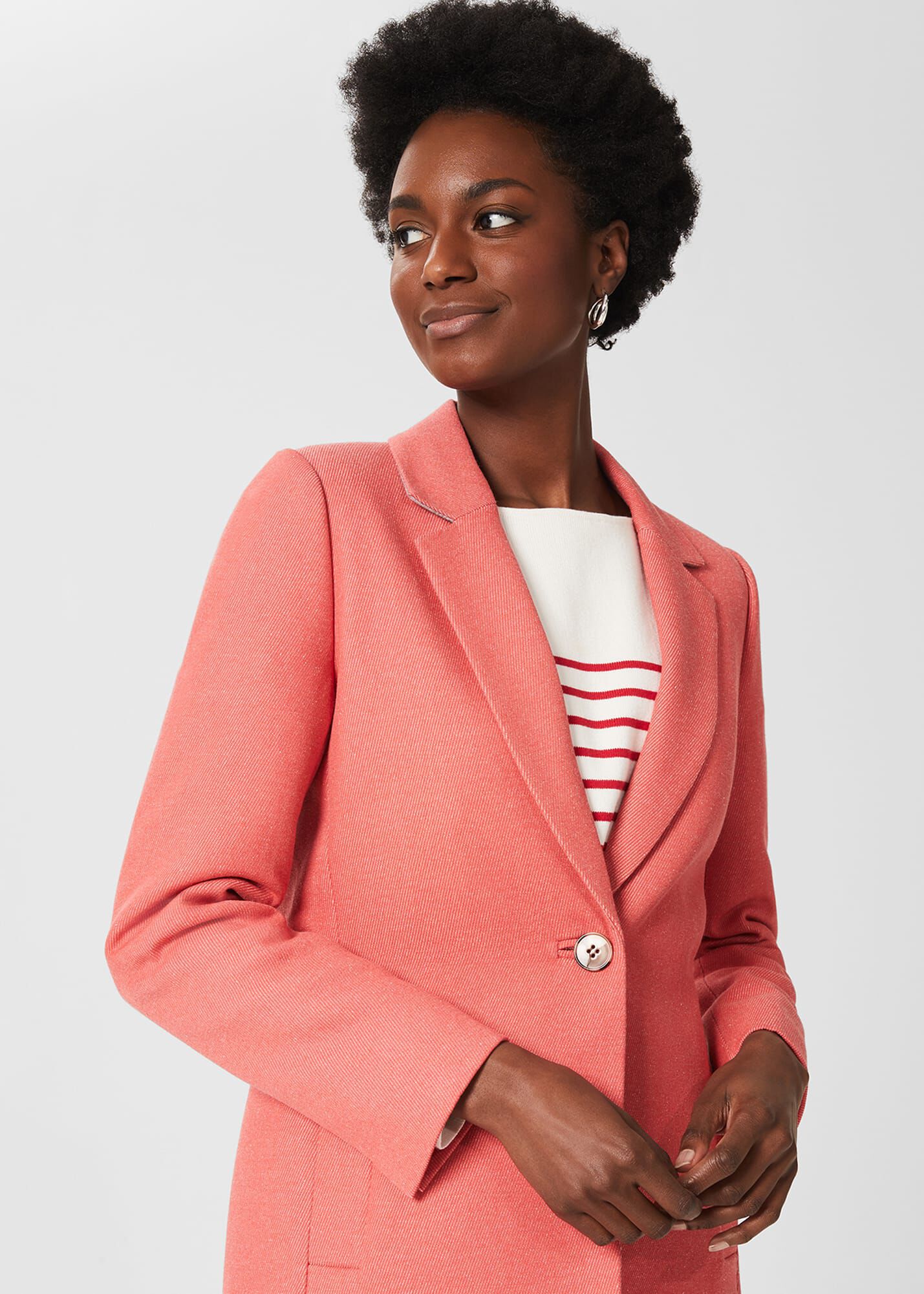 Camellia Coat With Wool