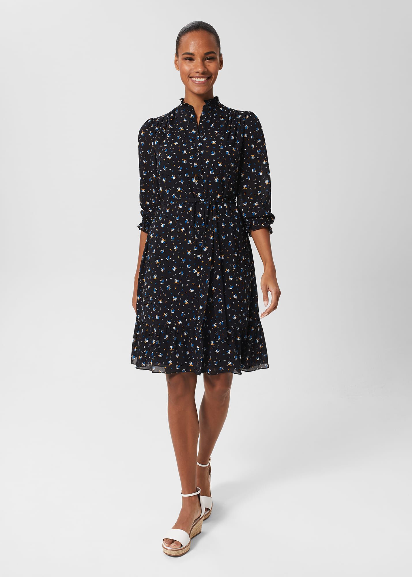 Hobbs long sale sleeve dress