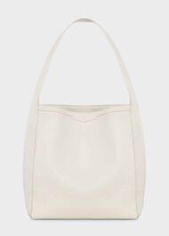 Filey Hobo Bag, White, hi-res