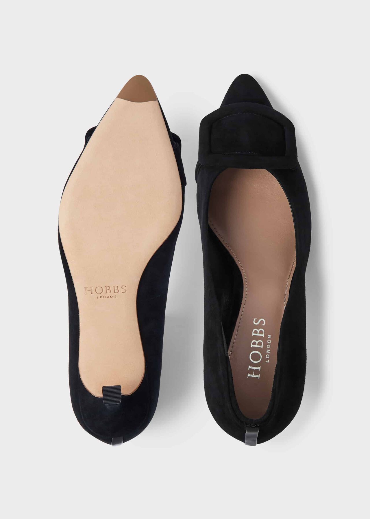Alison Suede Stiletto Court Shoes Hobbs