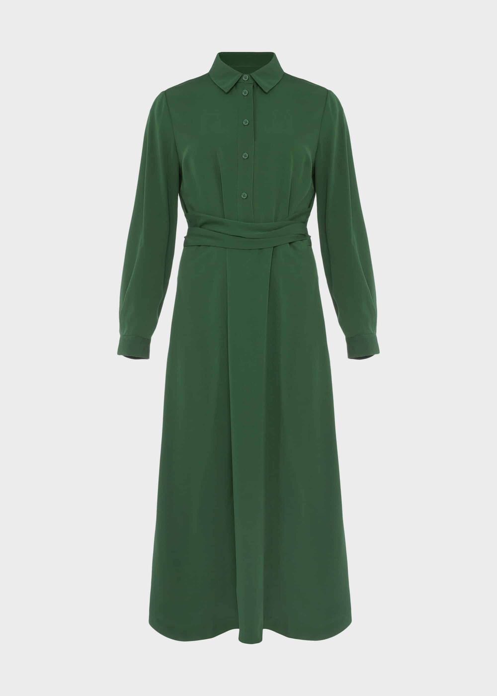 Ina Shirt Dress, Forest Green, hi-res
