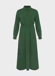 Ina Shirt Dress, Forest Green, hi-res