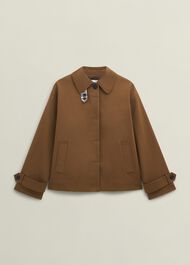 Frida Shower Resistant Trench, Vicuna, hi-res