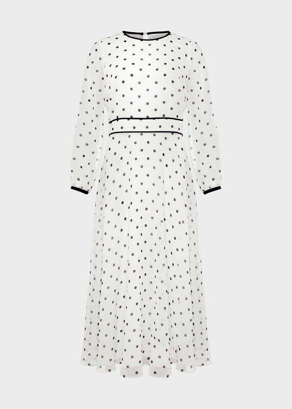 Sahara Spot Fit And Flare Dress