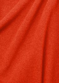 Talia Wool Cashmere Jumper, Burnt Orange, hi-res