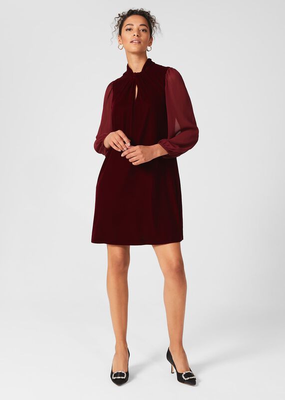 Faye Velvet A Line Dress