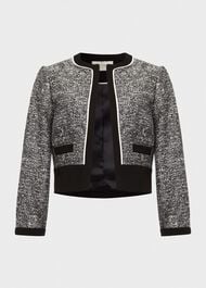 Petite Brienna Jacket, Black Ivory, hi-res
