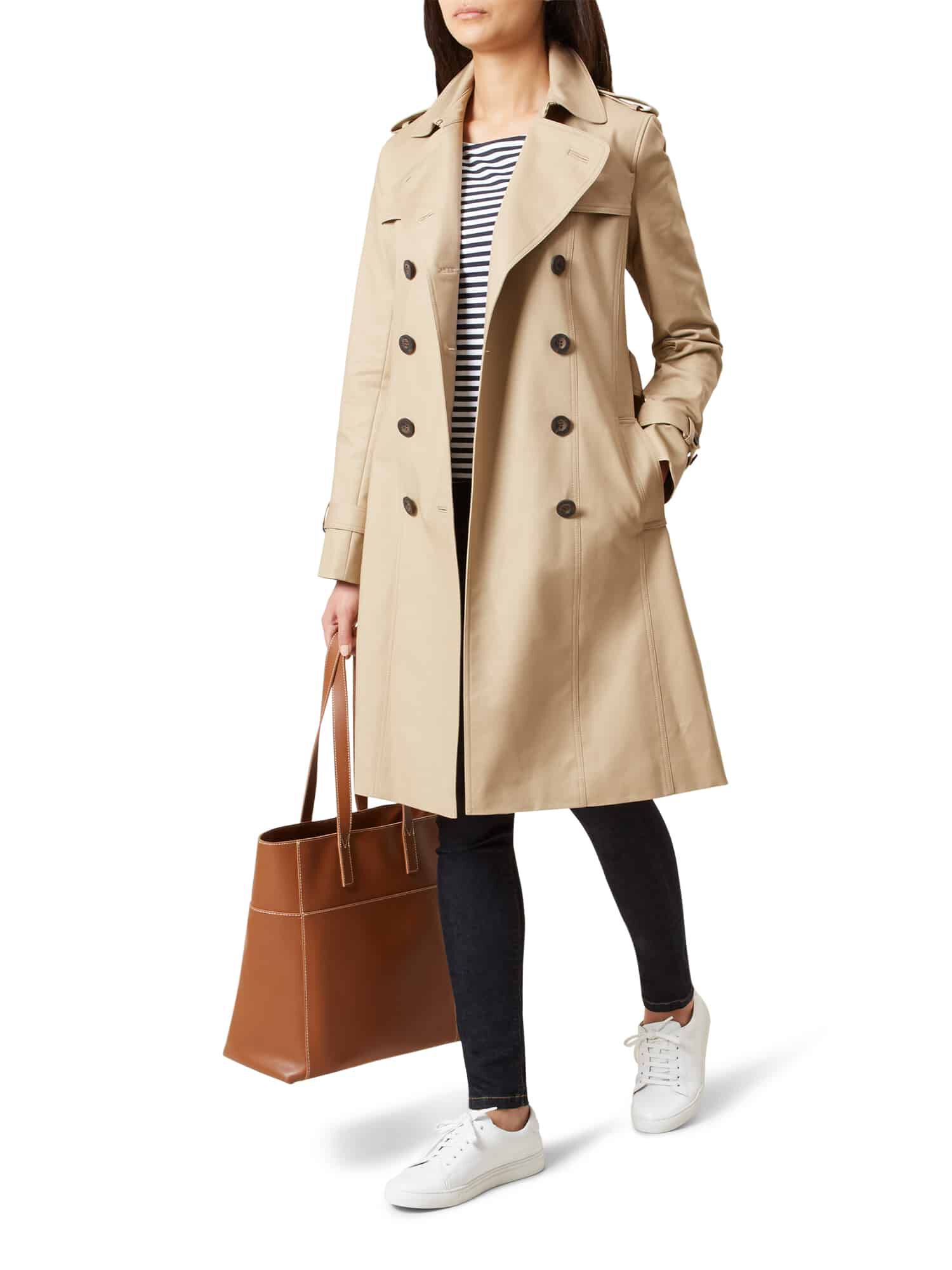 Hobbs saskia trench mocha outlet