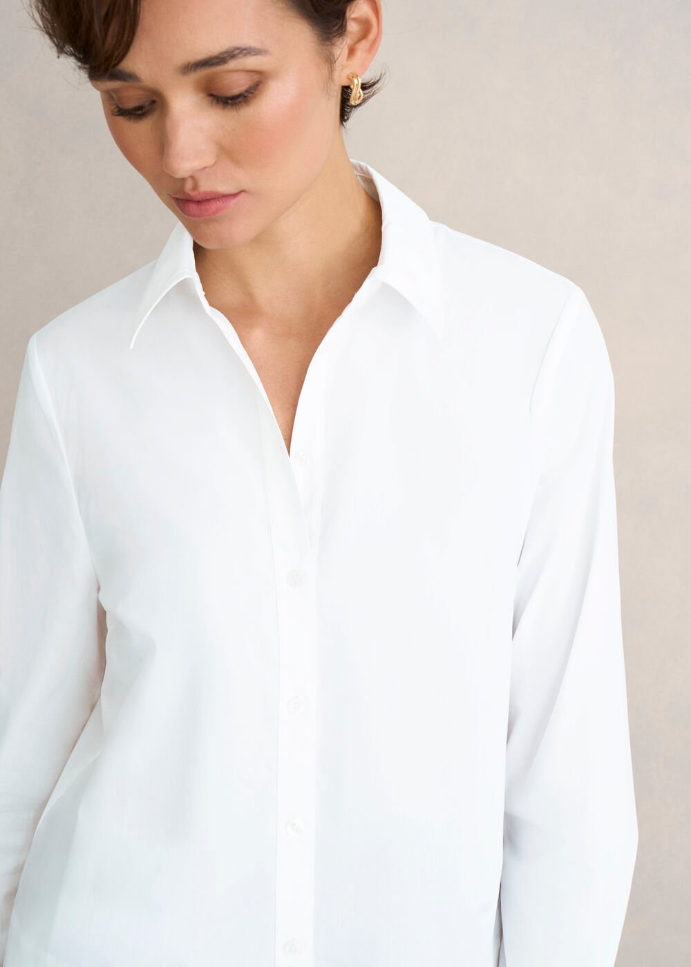 Andie Shirt, White, hi-res