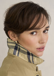 Vivienne Shower Resistant Trench Coat, Fawn Beige, hi-res