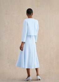 Beatrix Embellished Trimmed Jacket, Pale Blue, hi-res