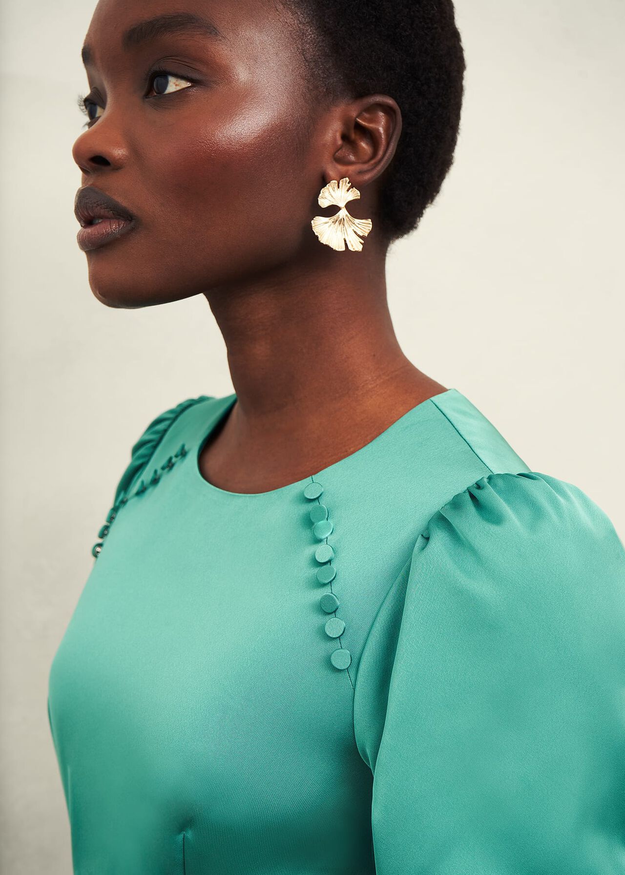 Marea Dress, Deep Aqua Green, hi-res