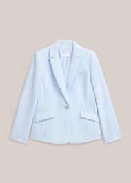 Keighley Blazer, Pale Blue, hi-res