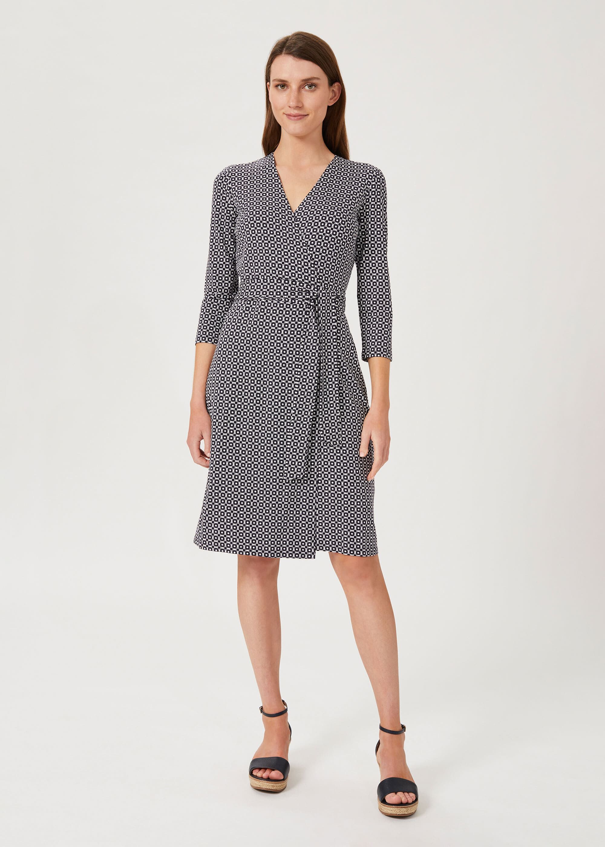 Hobbs delilah shop wrap dress