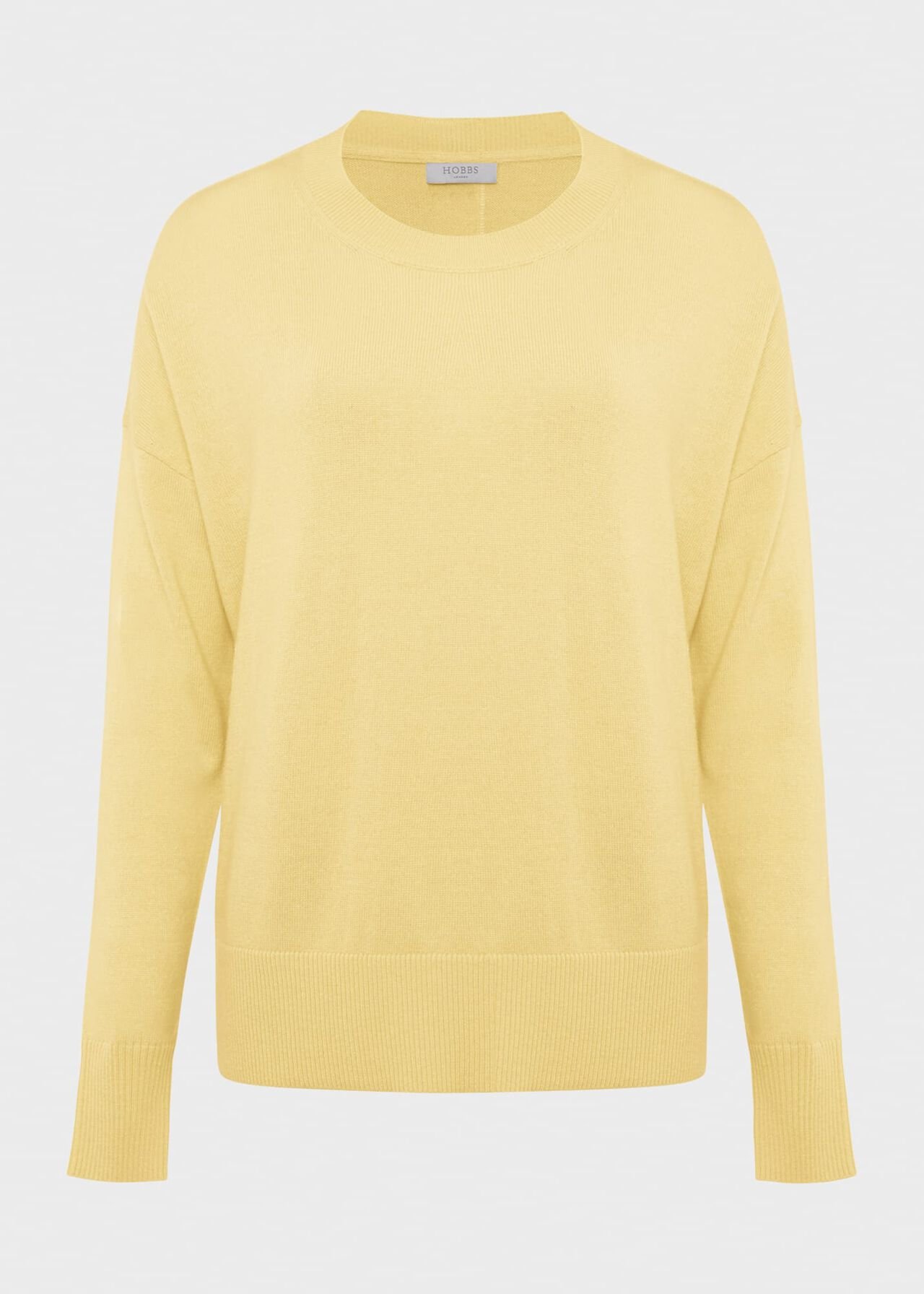 Lydia Button Sweater With Cashmere, Lemon Zest, hi-res