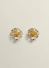 Samira Earrings, Gold, hi-res