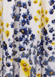 Cleo Cotton Blend Floral Dress, Ivory Multi, hi-res