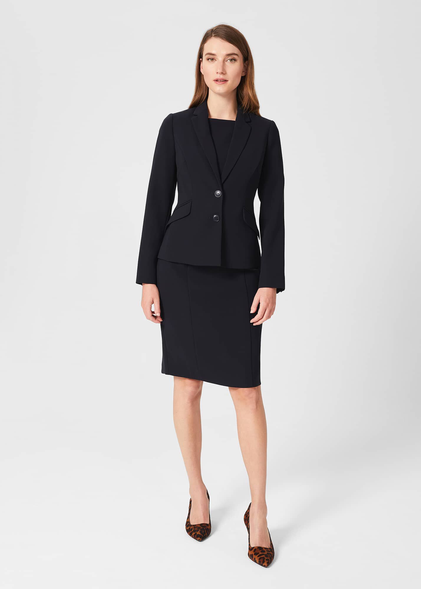 Hobbs abigale sales dress navy