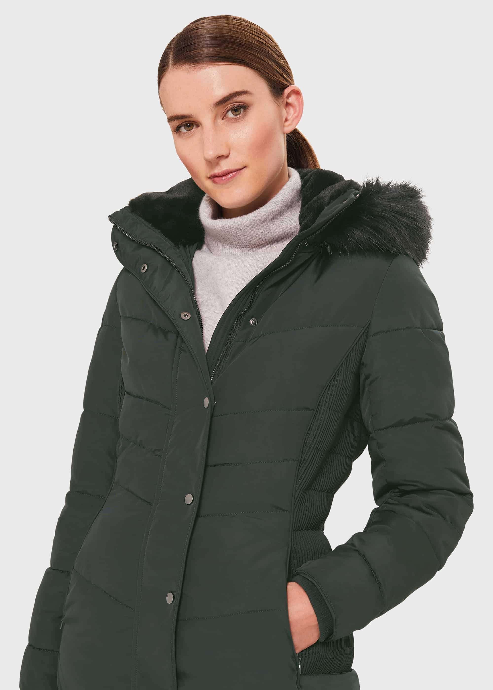 Lettie puffer jacket online with hood