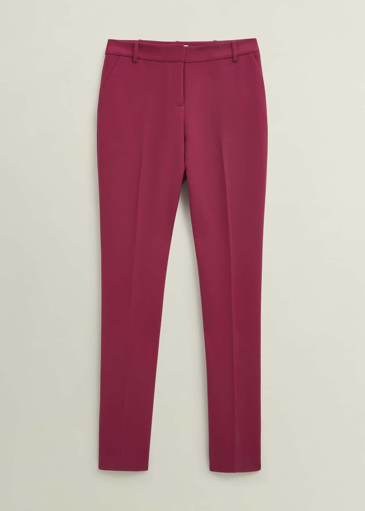 Petite Suki Tapered Trousers, Hot Magenta, hi-res