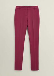 Petite Suki Tapered Trousers, Hot Magenta, hi-res