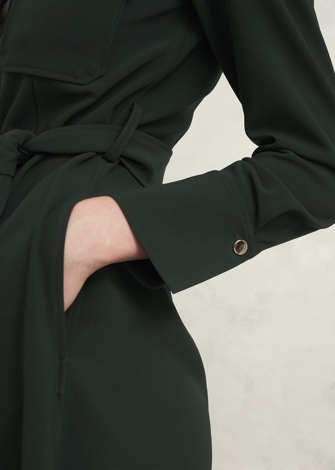 Petite Pricilla Dress, Rich Green, hi-res