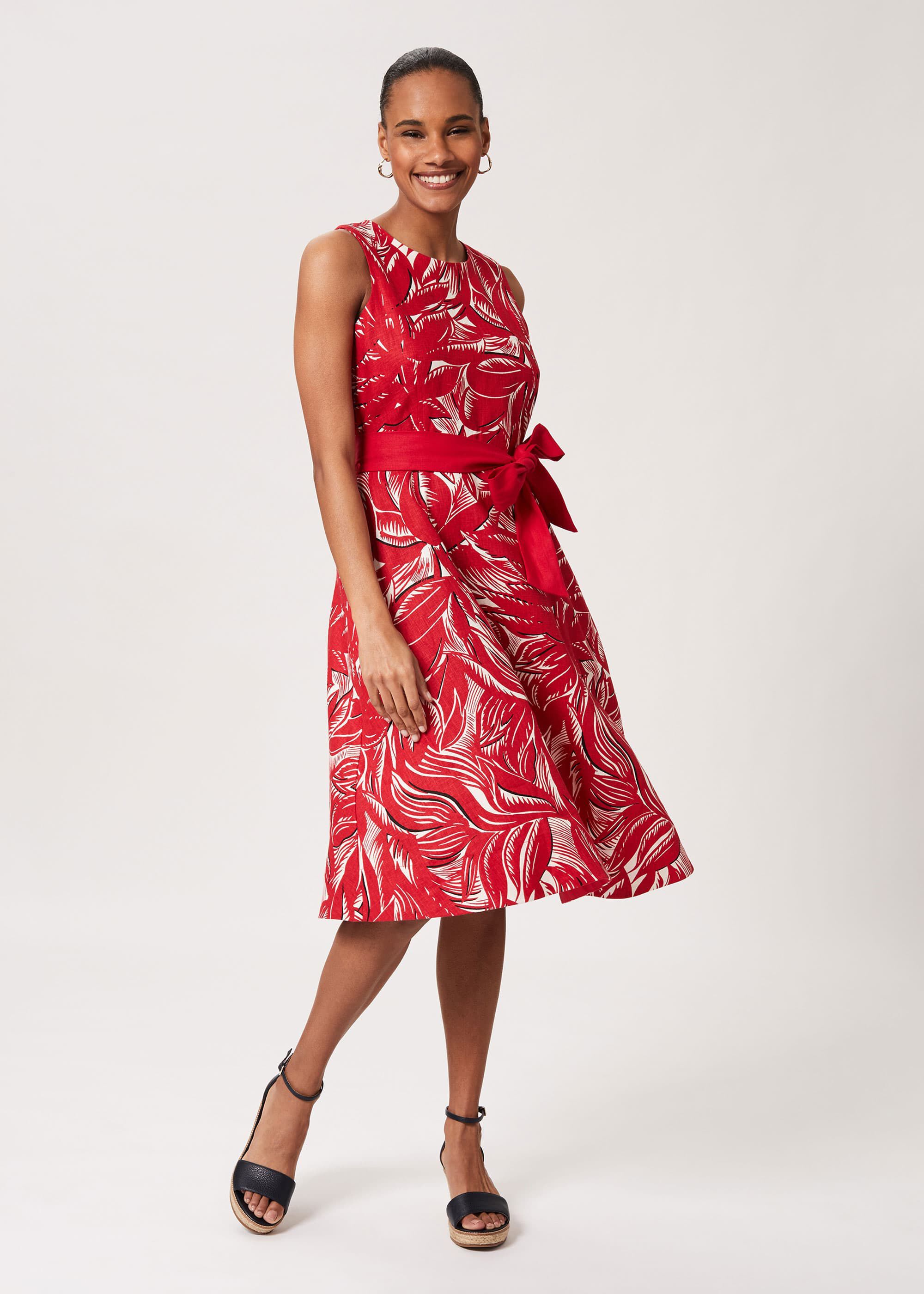 snake print chiffon dress
