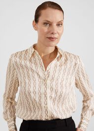 Joelle Shirt, Cream Camel, hi-res