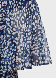 Sadie Printed A Line Dress, Navy Multi, hi-res
