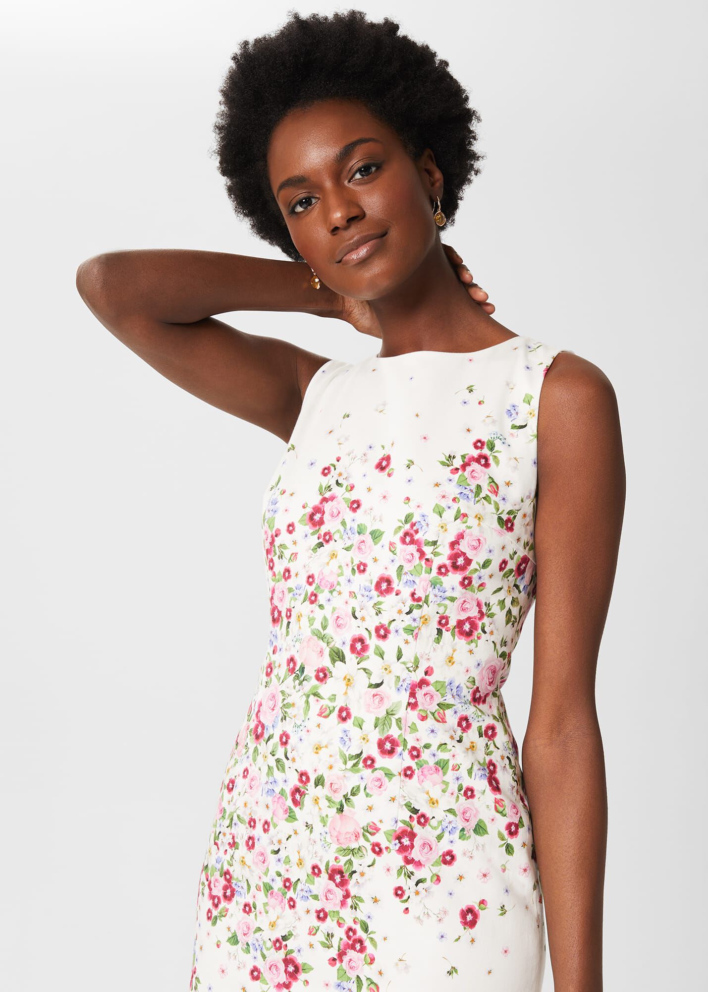 Hobbs ivory fiona dress sale