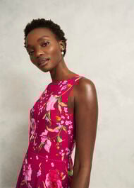 Carly Dress, Pink Multi, hi-res