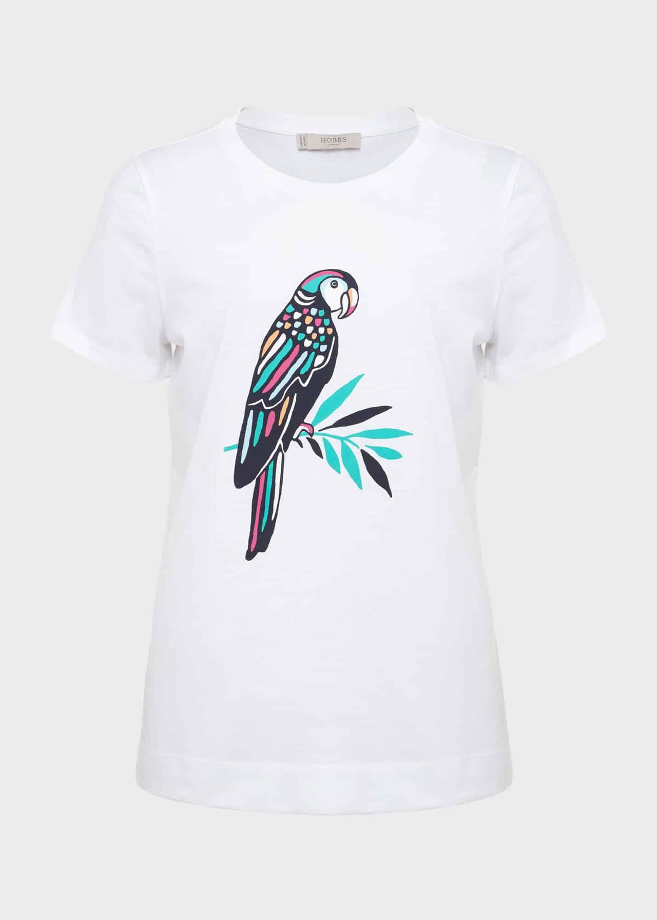 Jamie Printed T-Shirt, White Blue, hi-res