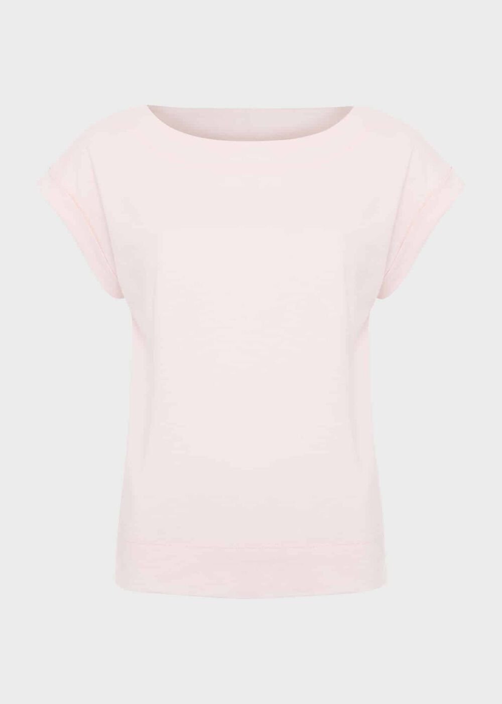 Alycia Cotton Slub T-Shirt, Pale Pink, hi-res