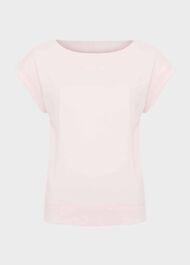 Alycia Cotton Slub T-Shirt, Pale Pink, hi-res