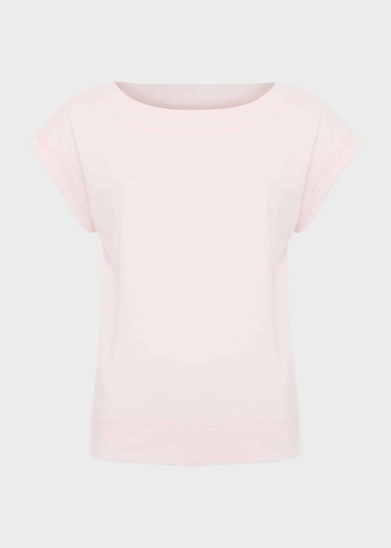 Alycia Cotton Slub T-Shirt, Pale Pink, hi-res