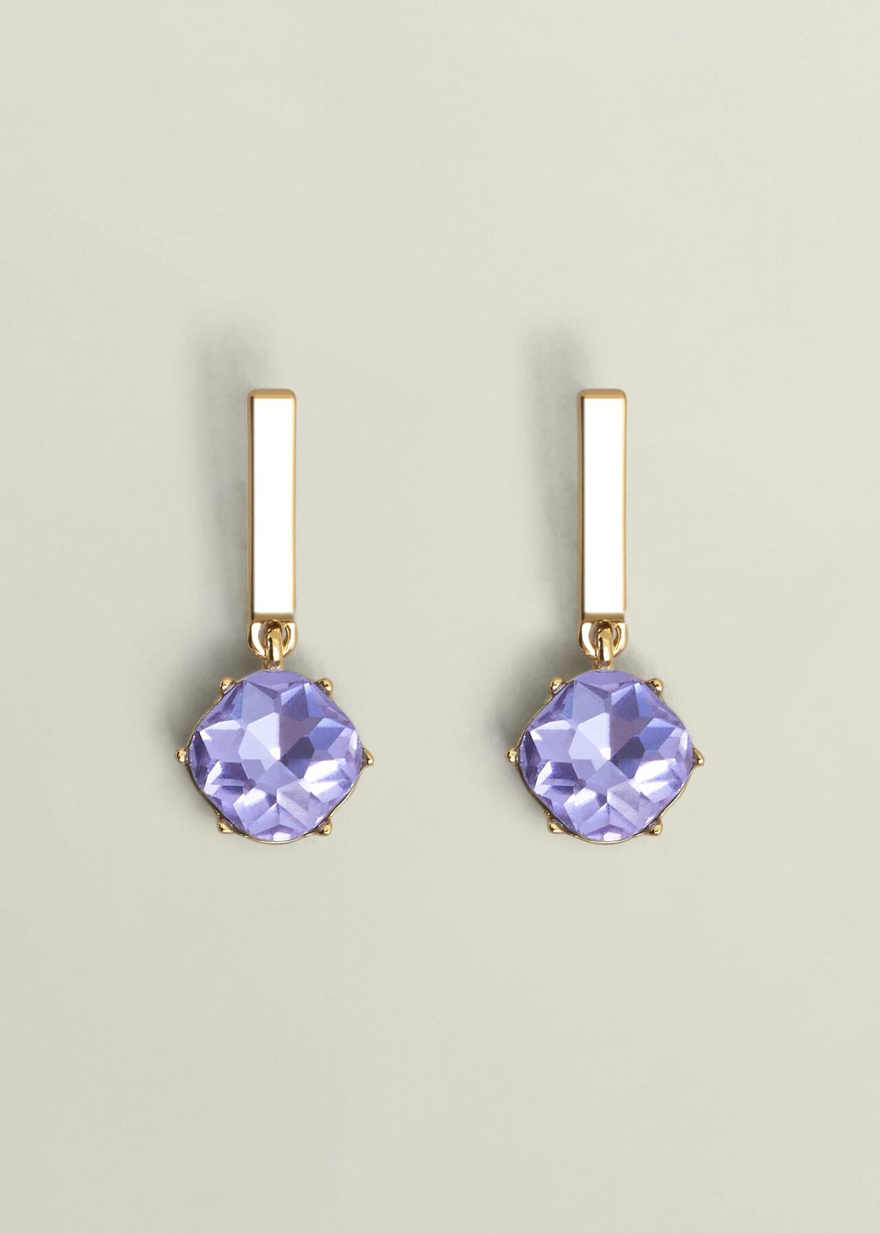Aria Earrings, Lavender Purple, hi-res