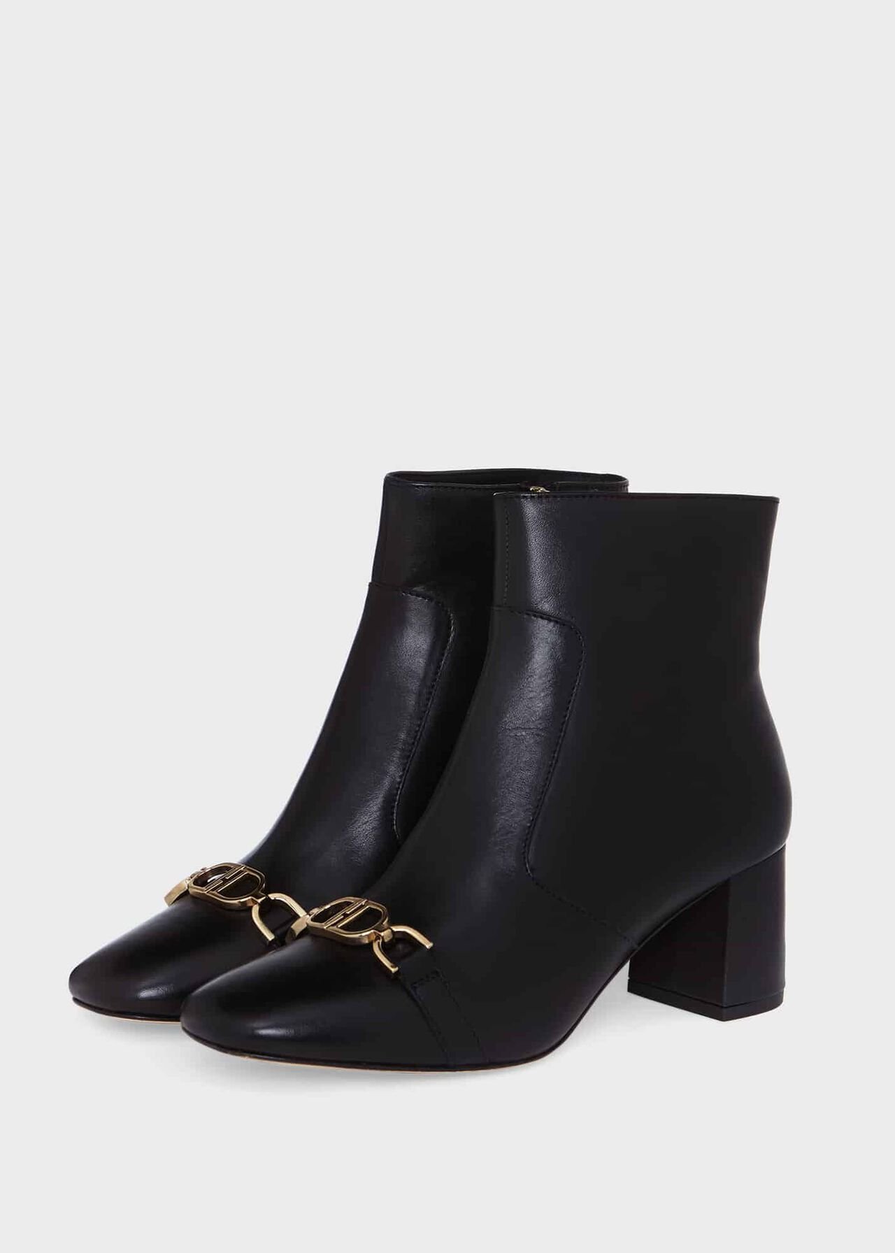 Rosella Trim Ankle Boots, Black, hi-res