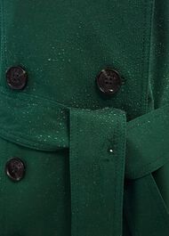 Saskia Shower Resistant Trench Coat, Bay Green, hi-res