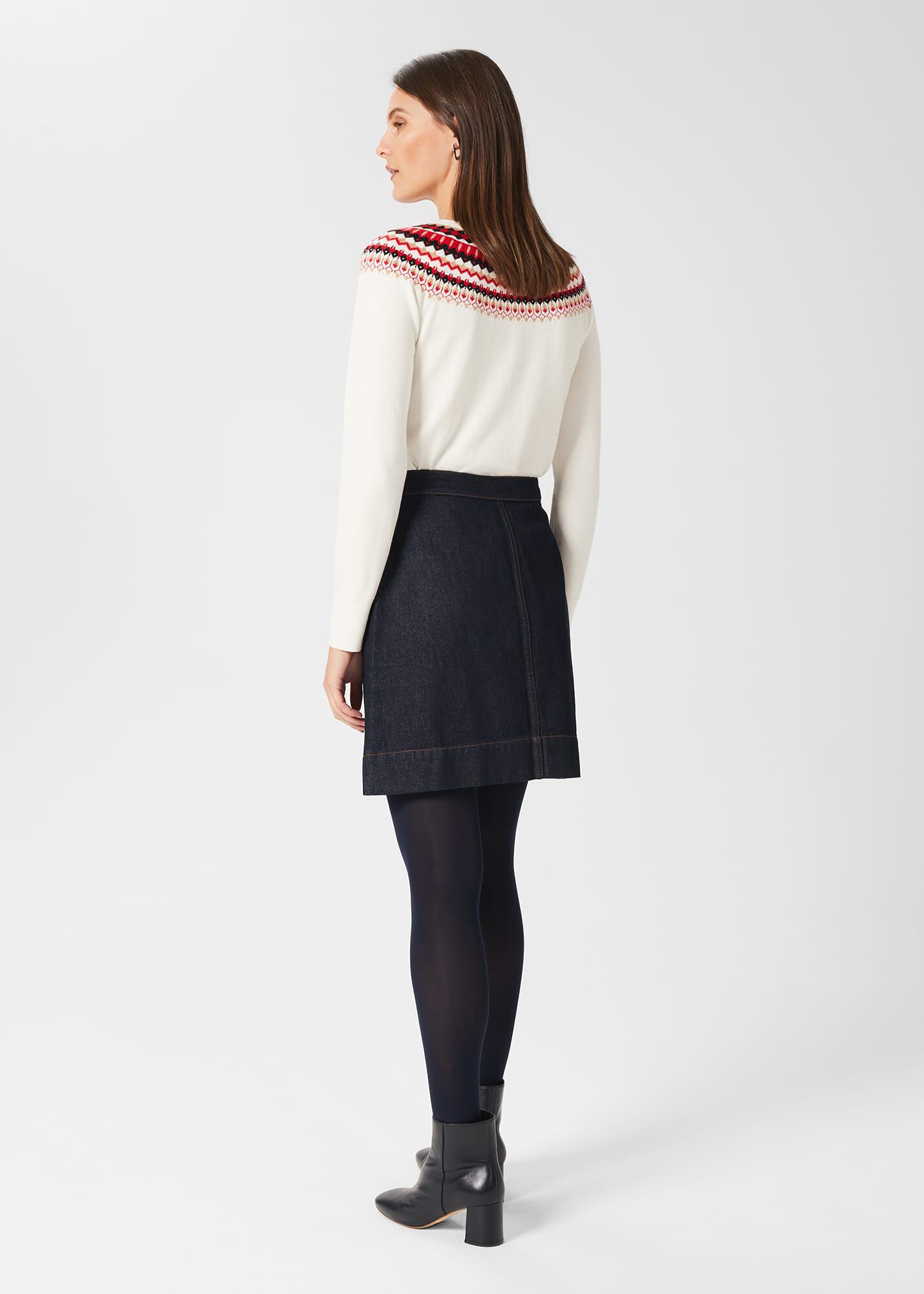 Ami Denim Mini Skirt