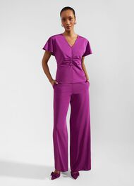 Venetia Trouser, Magenta Purple, hi-res