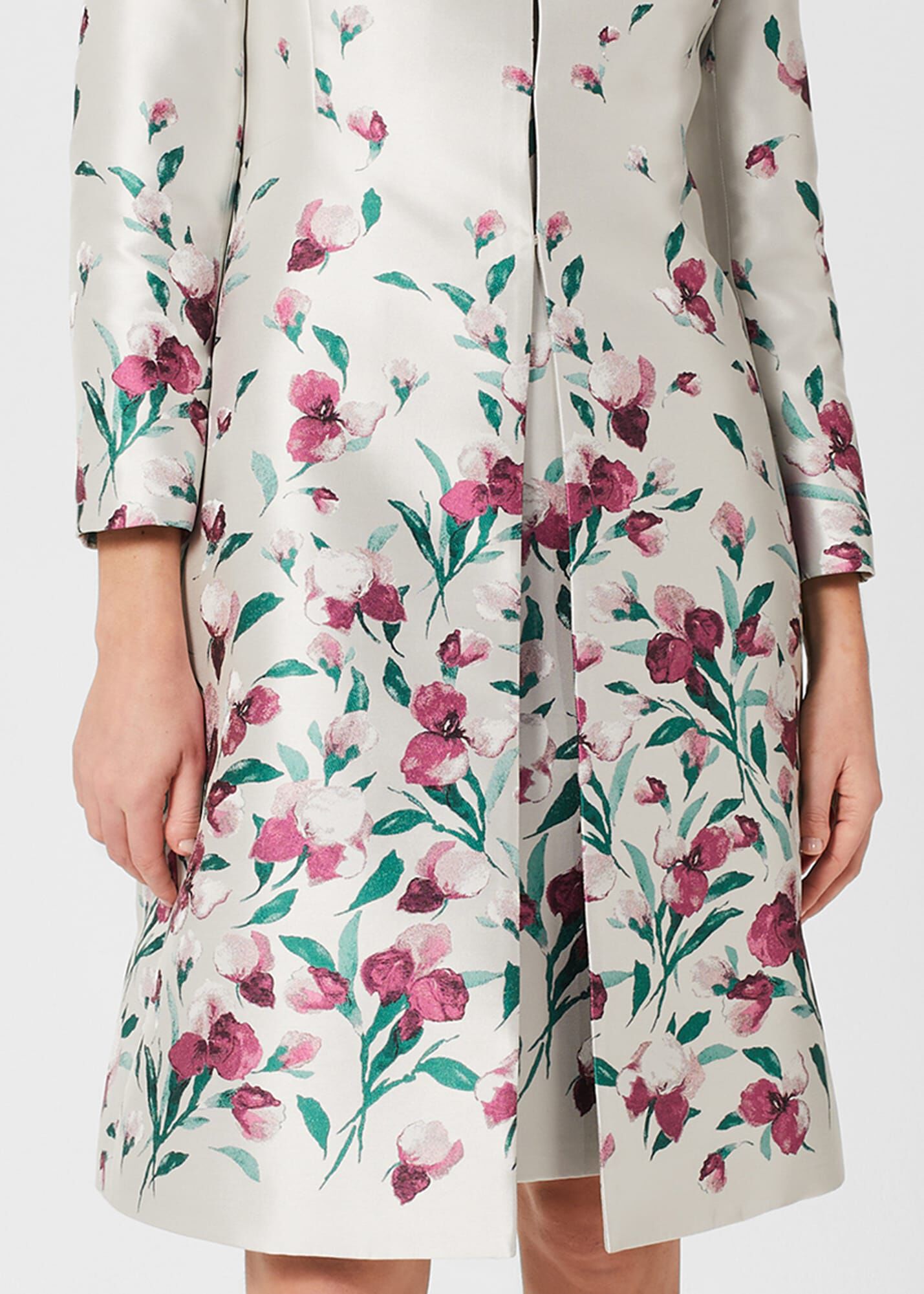 Gwen Floral Jacquard Coat