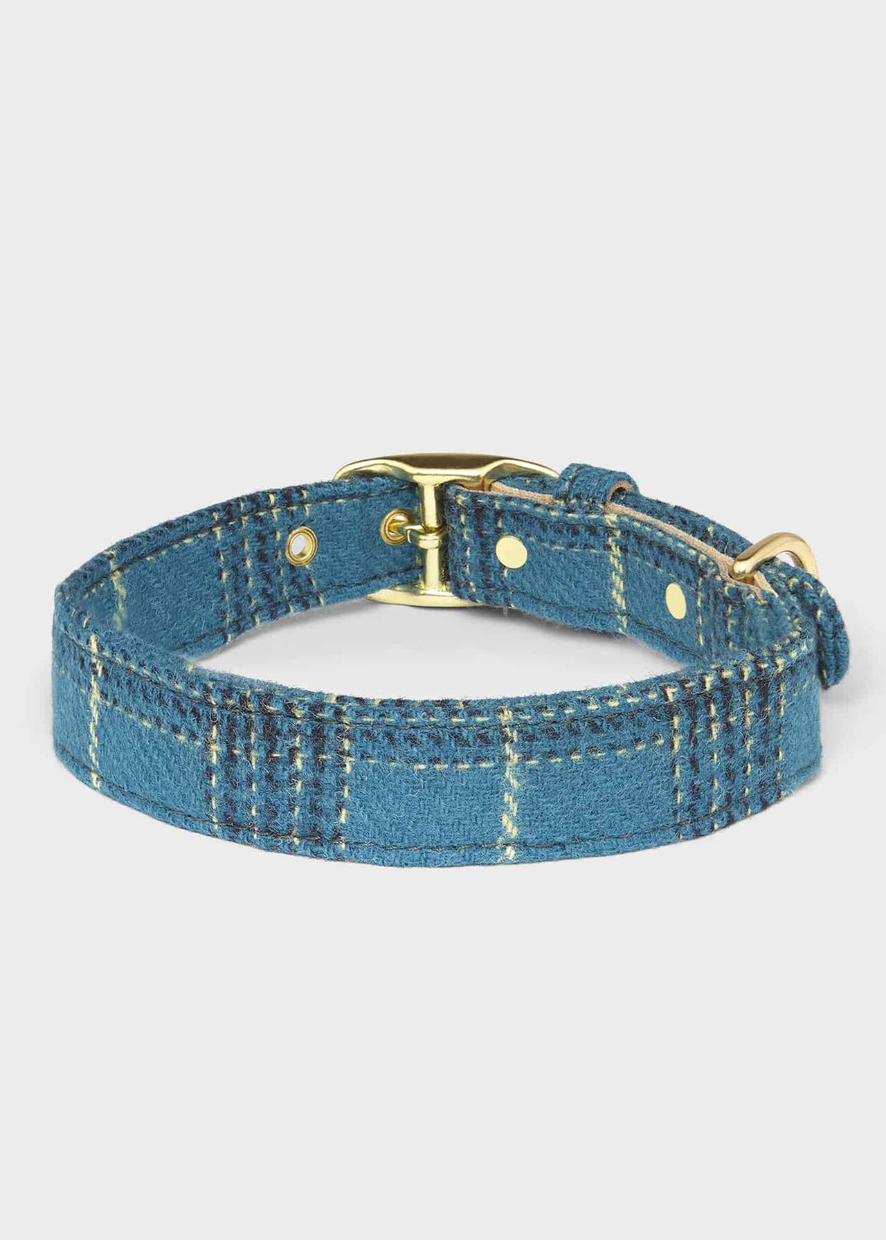Tweed Dog Collar, Green Multi, hi-res