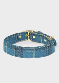 Tweed Dog Collar, Green Multi, hi-res