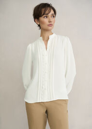 Dominica Blouse, True Ivory, hi-res