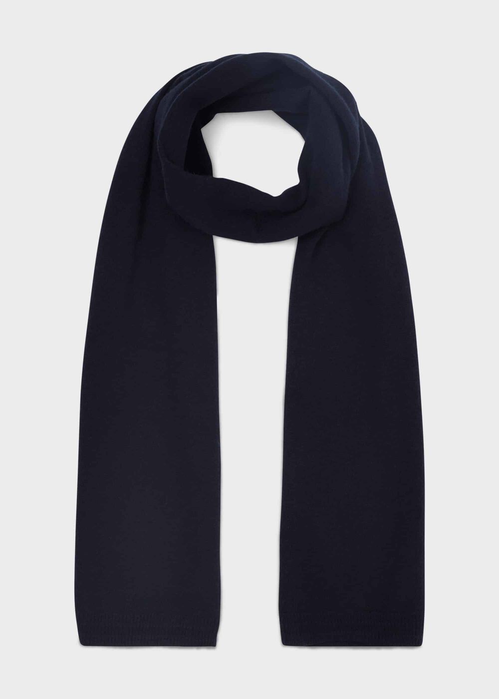 Mabel Cashmere Scarf, Navy, hi-res